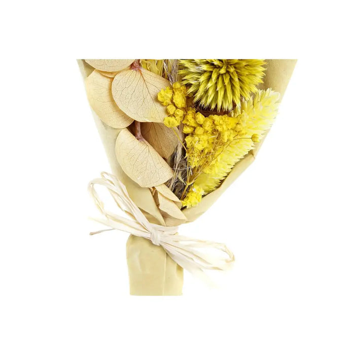 Букет DKD Home Decor Бежов Жълт Сухо цвете (10 x 5 x 18 cm)