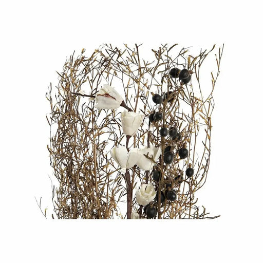 Букет DKD Home Decor Розов Кафяв Бял Сухо цвете (2 броя)