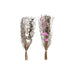 Букет DKD Home Decor Розов Кафяв Бял Сухо цвете (2 броя)