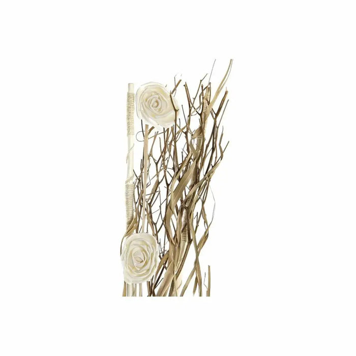 Букет DKD Home Decor Розов Люляк Бял Сухо цвете (30 x 30 x
