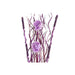Букет DKD Home Decor Розов Люляк Бял Сухо цвете (30 x 30 x