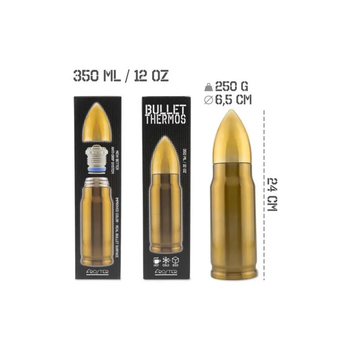 Bullet Brass термос патрон 350 мл