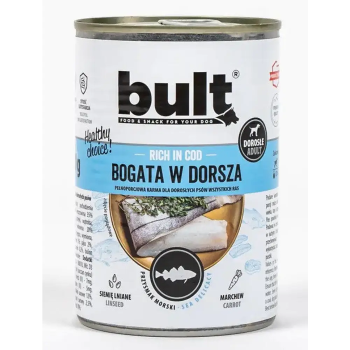 BULT Богата на треска - Мокра храна за кучета - 800гр