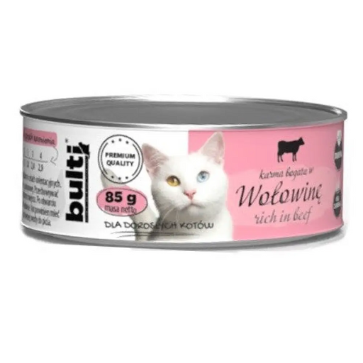BULTI Rich in beef - мокра котешка храна - 85гр