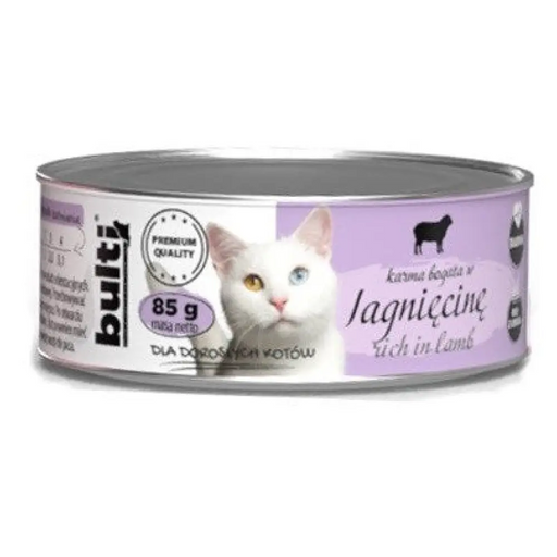 BULTI Rich in lamb - мокра храна за котки - 85гр
