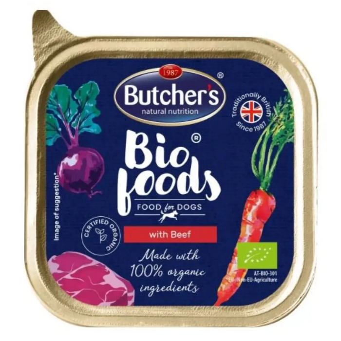 BUTCHER’S Bio Foods с телешко месо - Мокра храна за кучета