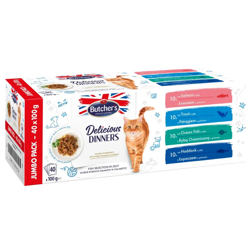BUTCHER’S Delicious Dinners Jumbo Pack Mix Fish selection