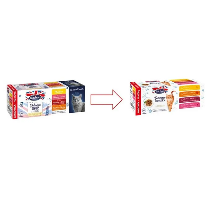 BUTCHER’S Delicious Dinners Jumbo Pack - мокра храна