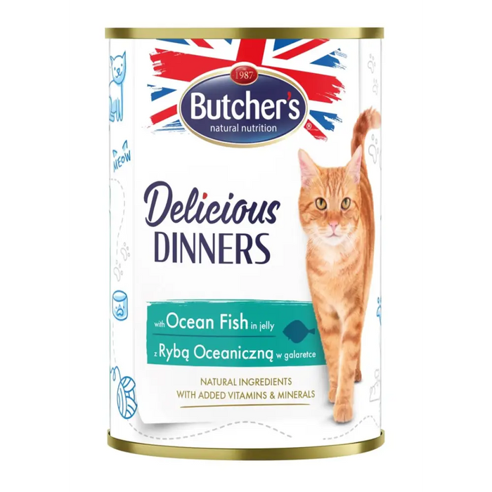 BUTCHER’S Delicious dinners Ocean Fish Chunks в желе