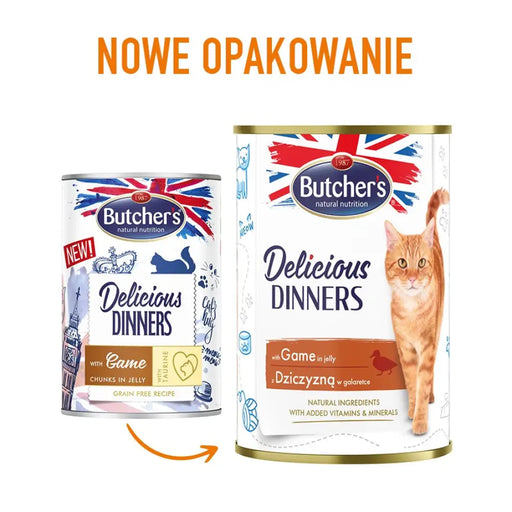 BUTCHER’S Delicious Dinners Pieces с еленско месо в желе