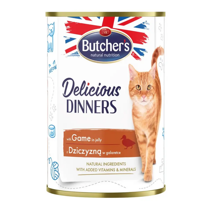 BUTCHER’S Delicious Dinners Pieces с еленско месо в желе