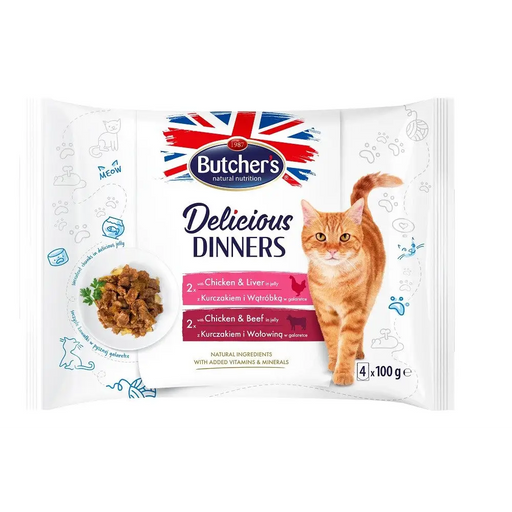 BUTCHER’S Delicious Dinners Пиле с черен дроб Пиле