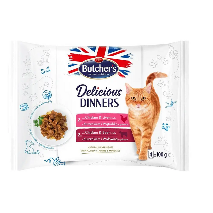 BUTCHER’S Delicious Dinners Пиле с черен дроб Пиле