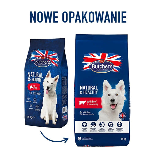 BUTCHER’S Natural&Healthy с телешко месо - суха храна