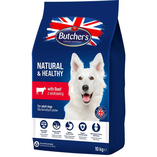 BUTCHER’S Natural&Healthy с телешко - суха храна за кучета