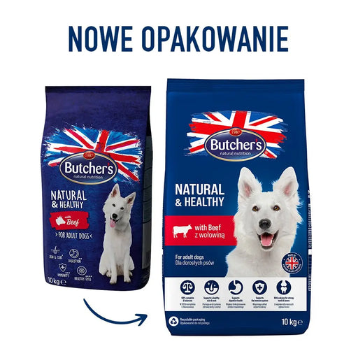 BUTCHER’S Natural&Healthy с телешко - суха храна за кучета