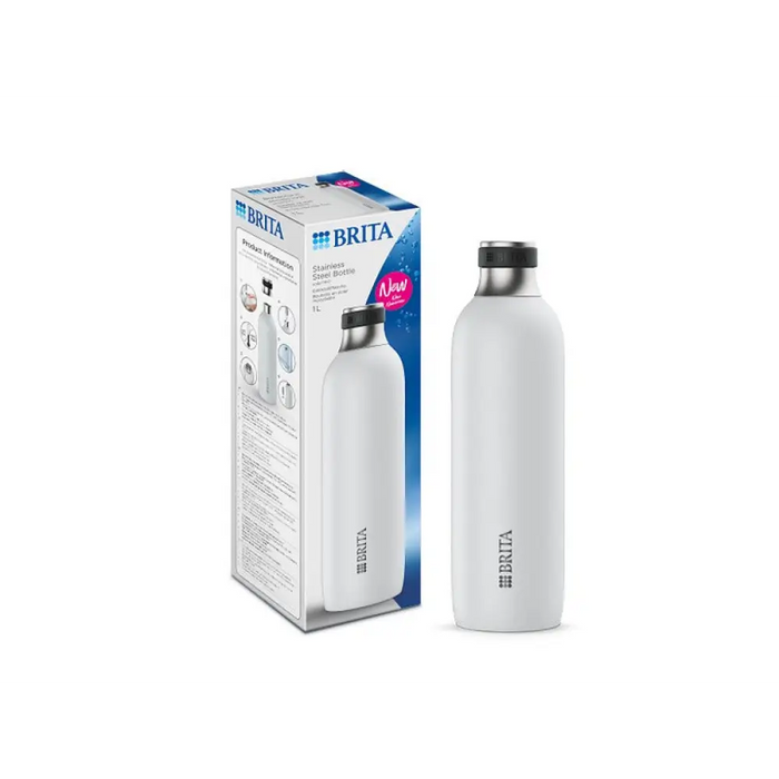 Бутилка Brita sodaTRIO (1 л; бяла)