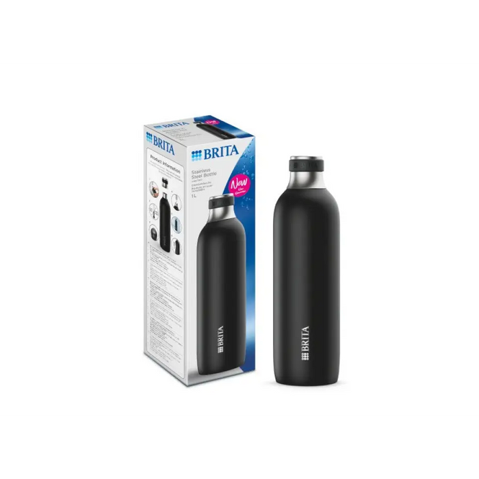 Бутилка Brita sodaTRIO (1 л; черна)