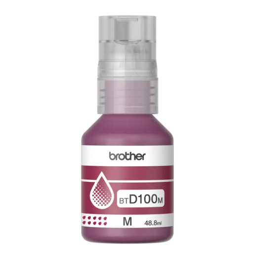 Бутилка с магента мастило Brother BT-D100M