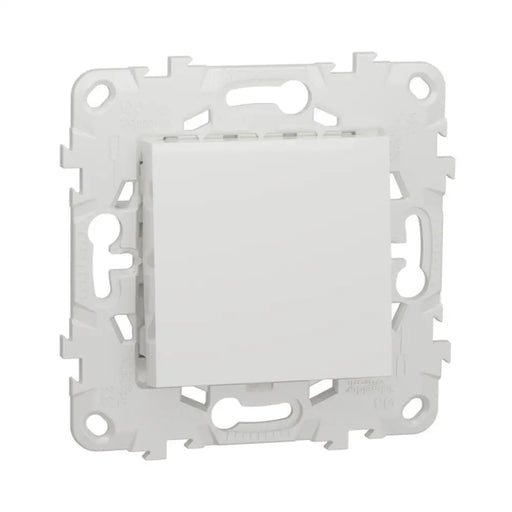 БУТОН БЯЛ SCHNEIDER UNICA (NU520618)