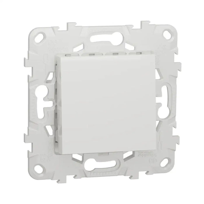 БУТОН БЯЛ SCHNEIDER UNICA (NU520618)
