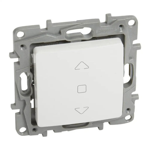 БУТОН КЛЮЧ ЗА ЩОРИ С 3 ПОЗИЦИИ NILOE LEGRAND - БЯЛ