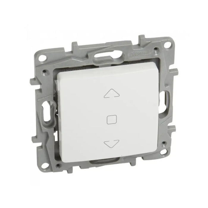 БУТОН КЛЮЧ ЗА ЩОРИ С 3 ПОЗИЦИИ NILOE LEGRAND - БЯЛ