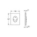 БУТОН ЗА СТРУКТУРА GROHE START FLUSH