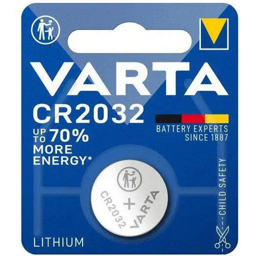 Бутонна батерия литиева VARTA CR2032 3V 1 бр. в блистер