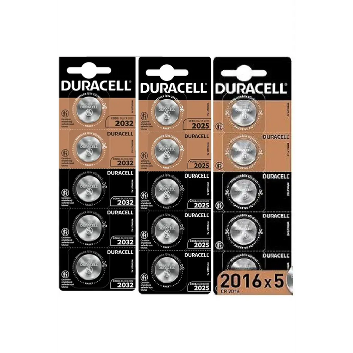 Бутонна батерия DURACELL CR2032 3V 5 бр. в блистер Литиева