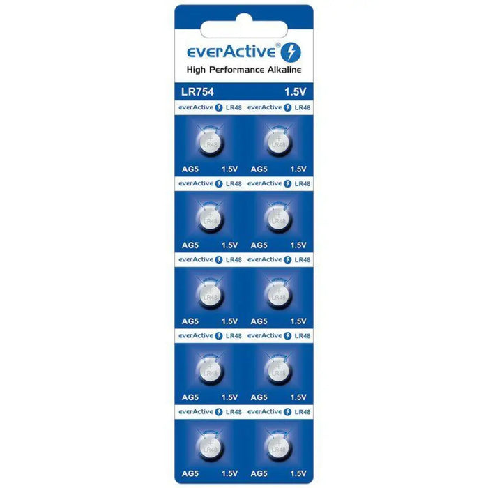 Бутонна алкална батерия EVERACTIVE LR754 LR48 1,55V 10pk