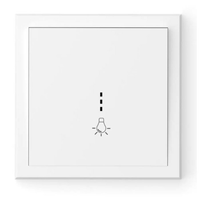 БУТОН С РАМКА БЯЛ COMMEL