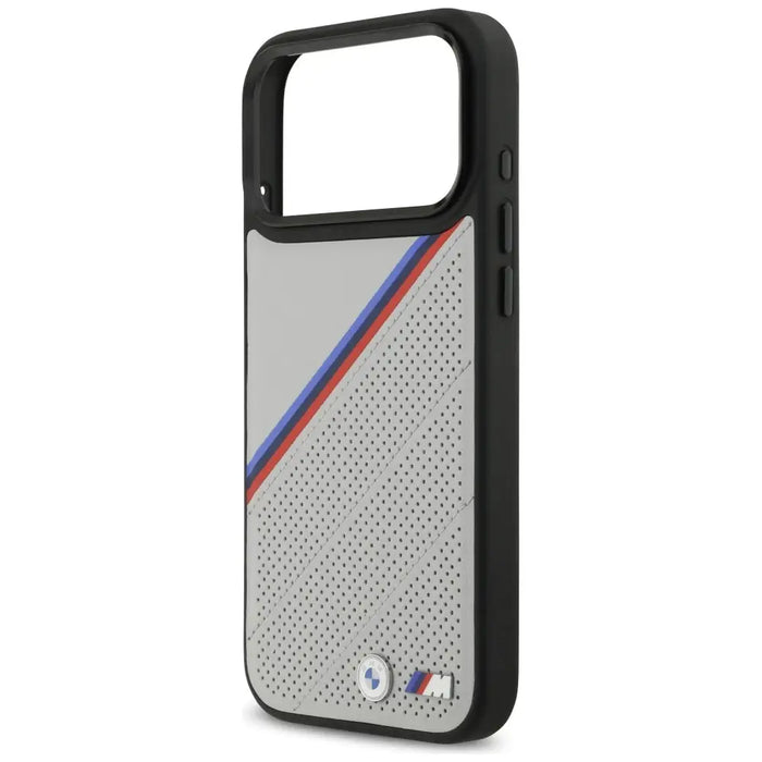 BMW M Tricolor Metal Logo MagSafe Case за iPhone 17 Pro Max