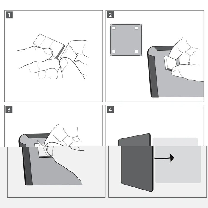 Бяла дъска Nobo 60 x 45 cm