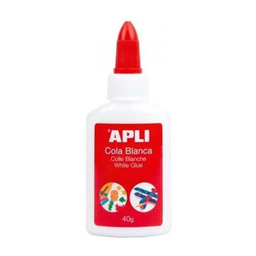 Бяло лепило Apli 40 g (12 броя)