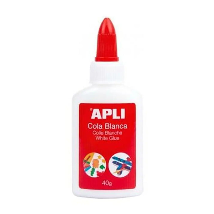 Бяло лепило Apli 40 g (12 броя)