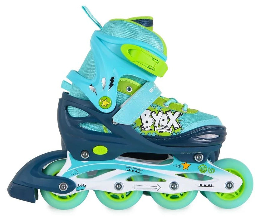 Детски регулируеми ролери Byox - Rolox, S (30-33), сини