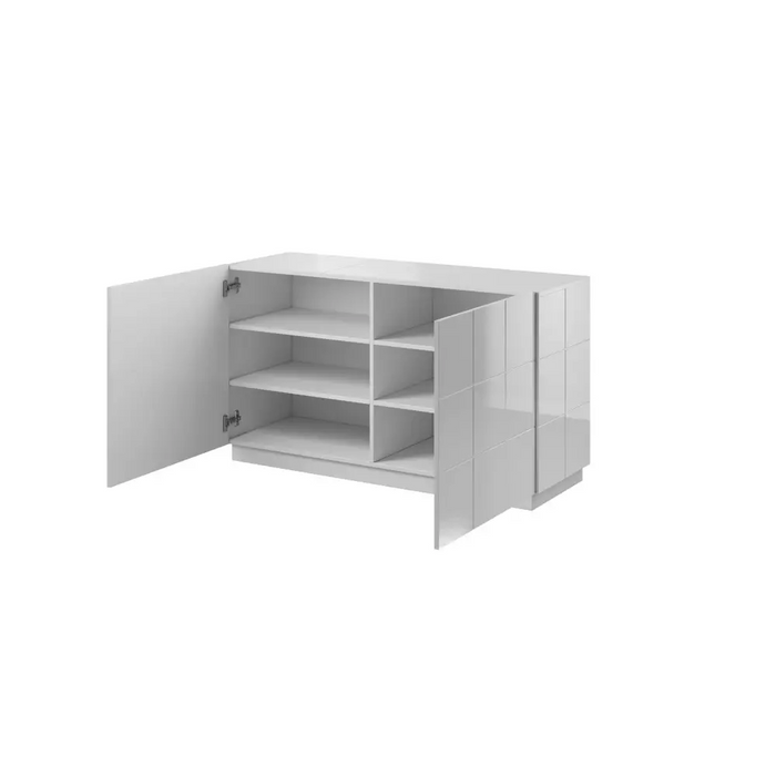 Бюфет Cama 2D REJA бял гланц/бял гланц