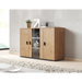 Бюфет Cama 120см SOHO S7 дъб левкас/черен