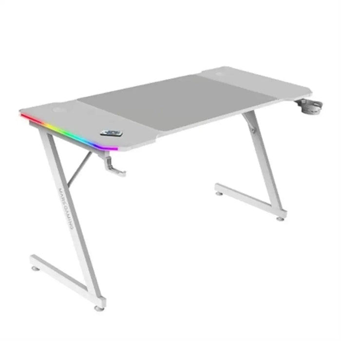 Бюро Gaming Mars Gaming ERGO Бял 140 x 60 cm