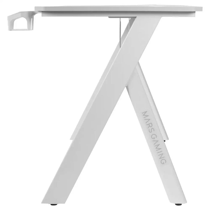 Бюро Mars Gaming MGD100RGBW Бял Стомана 100 x 60 cm