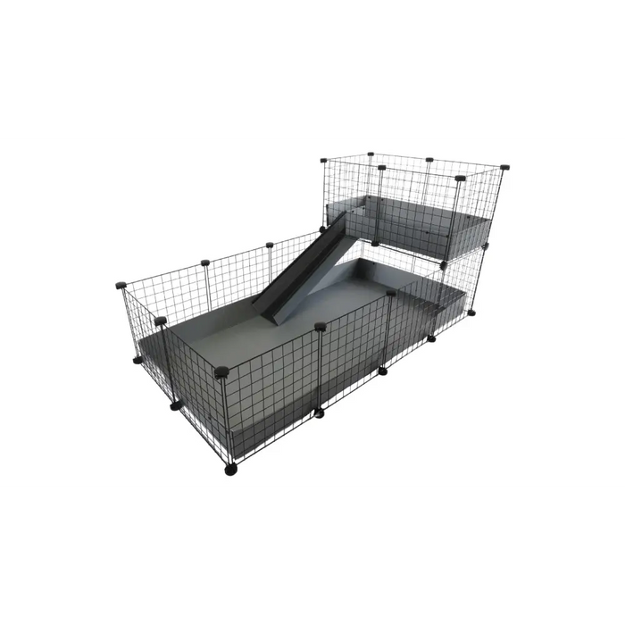 C&C Модулна клетка 4x2 + Loft 2x1 + сива рампа