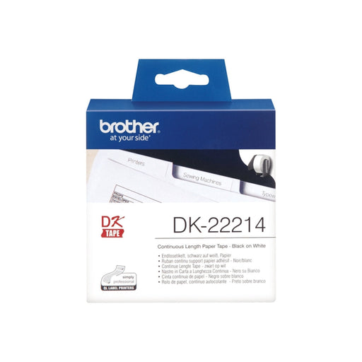 Етикетна хартия BROTHER DK22214 12mm бяла