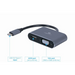 Cablexpert A-USB3C-HDMIVGA-01 USB графичен адаптер Сив