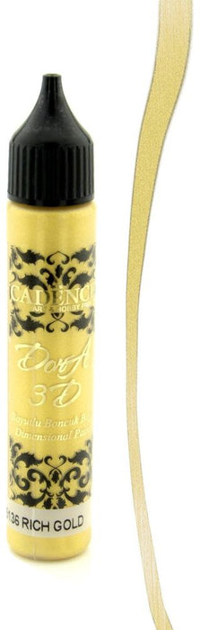 3D контур Cadence - Rich Gold 5136, 25 ml