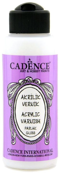 Акрилен лак на водна основа Cadence - Гланц, 120 ml