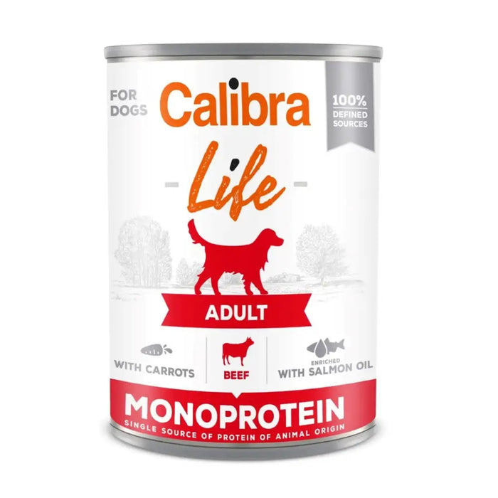 CALIBRA Adult Beef с моркови - мокра храна за кучета - 400гр