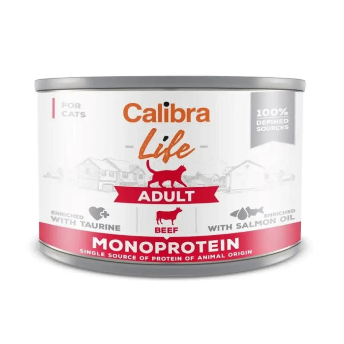 CALIBRA Cat Life Adult Beef - мокра храна за котки - 200гр