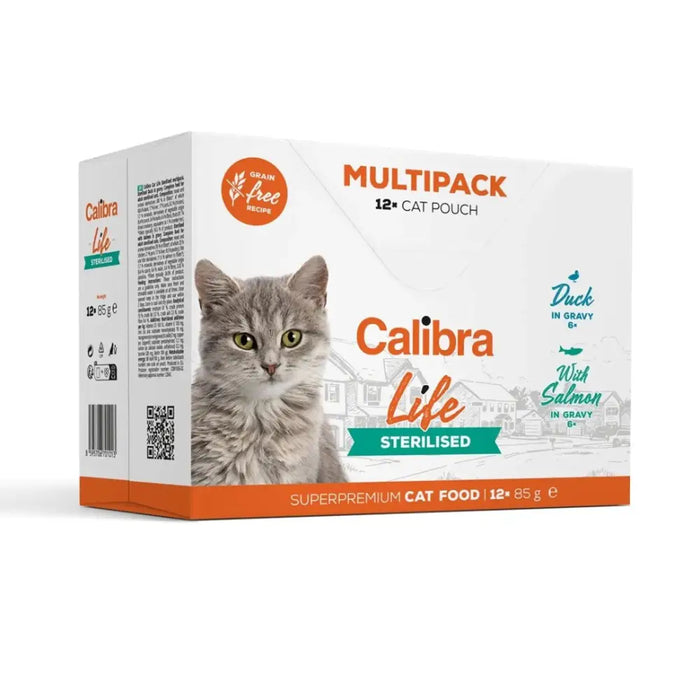 CALIBRA Cat Life Sterilised - мокра храна за котки - 12x85гр