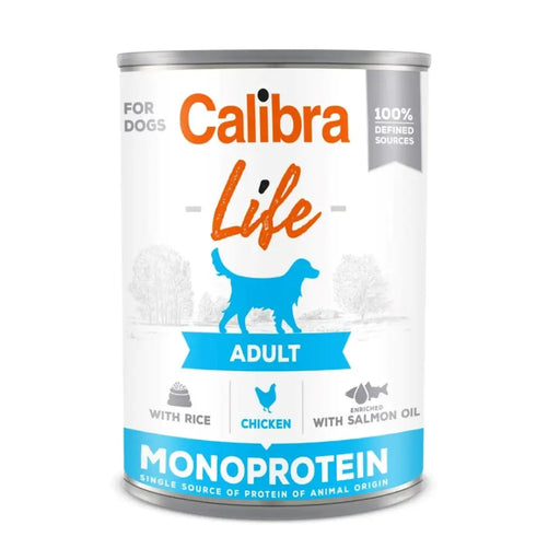 CALIBRA Dog Life Adult Chicken с ориз - мокра храна
